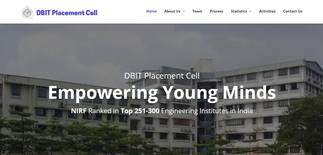 DBIT Placement Cell Website